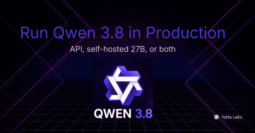 How to Run Qwen 3.8 in Production: API, Self-Hosted 27B, or Both (2026)