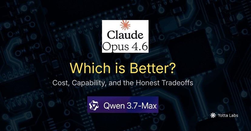 Qwen 3.7-Max vs Claude Opus 4.6: Pricing, Benchmarks, and When to Choose Each (2026)