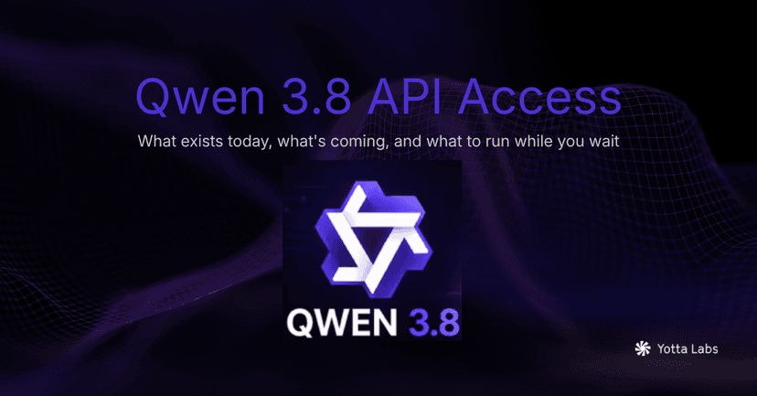 Qwen 3.8 API Access: Pricing, Token Plan & Options (2026)