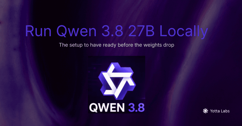 How to Run Qwen 3.8 27B Locally: Ollama, GGUF, and Single-GPU Setup (2026)